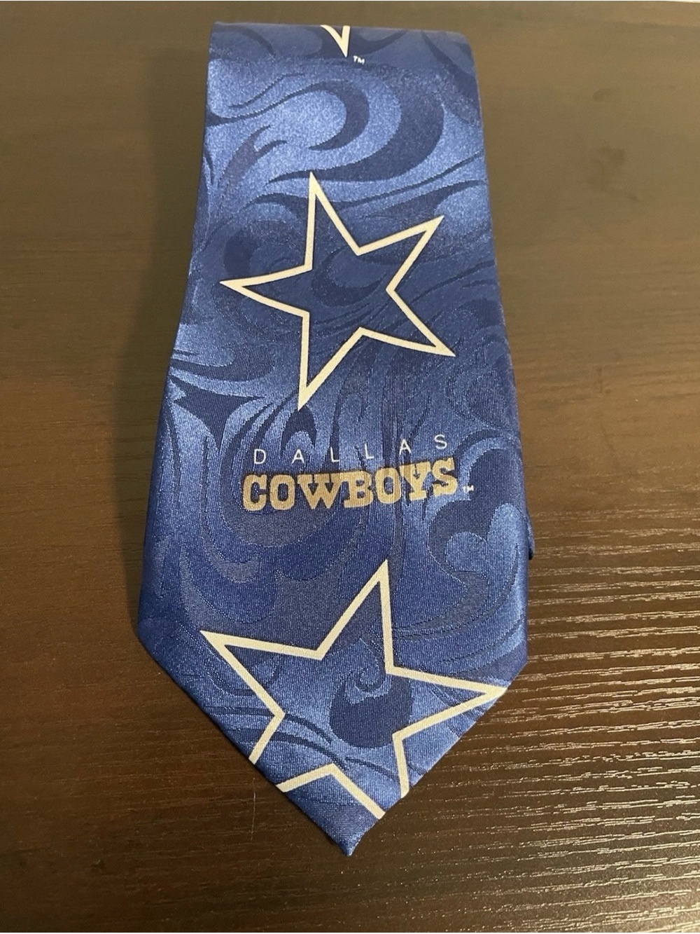 NFL Dallas Cowboys Royal Blue Star Tie
